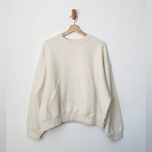 Le Bon Shoppe long sleeve Natural with pocket